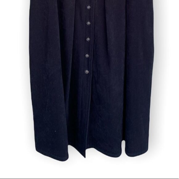 Orvis Sz 14P Button Down Front Tie Back Sleeveless Maxi Dress - Picture 4 of 7